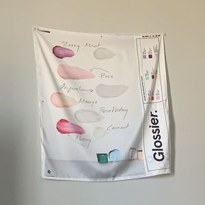 Glossier scarf/ bandana/ poster